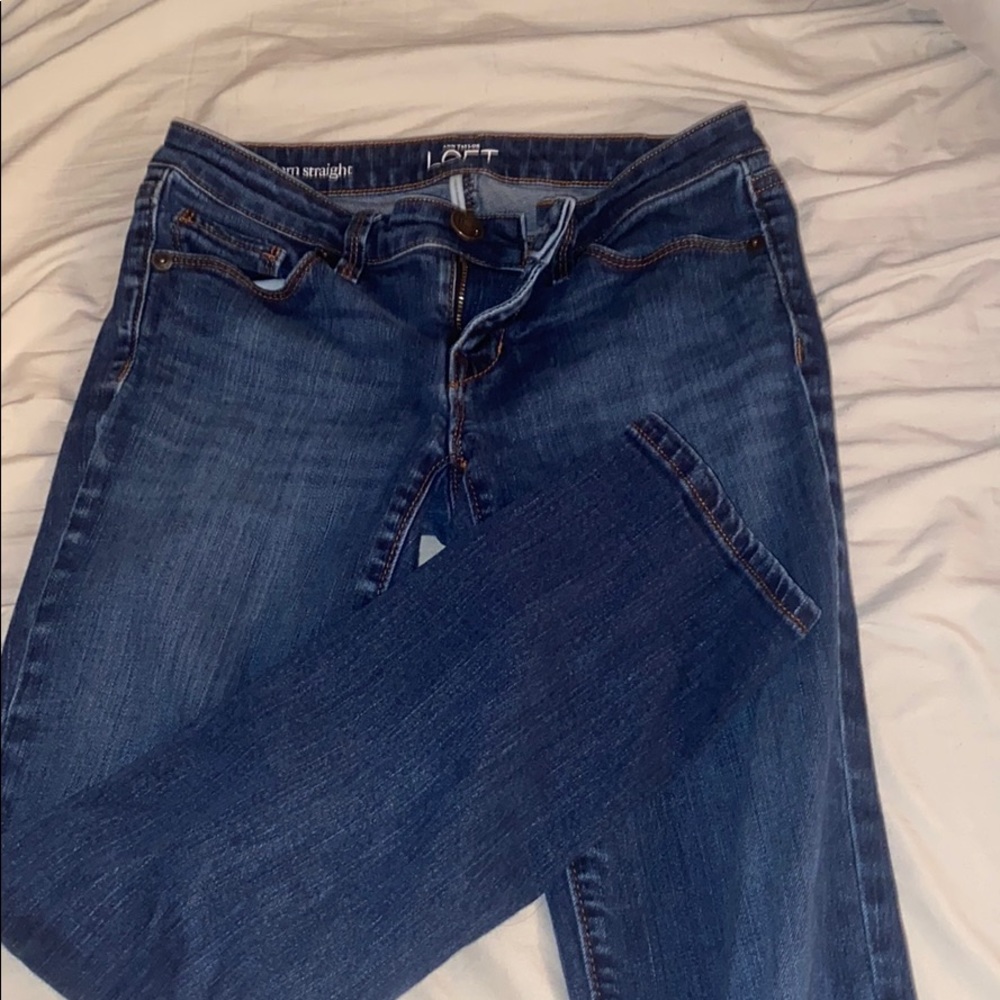 LOFT Straight Leg Jeans